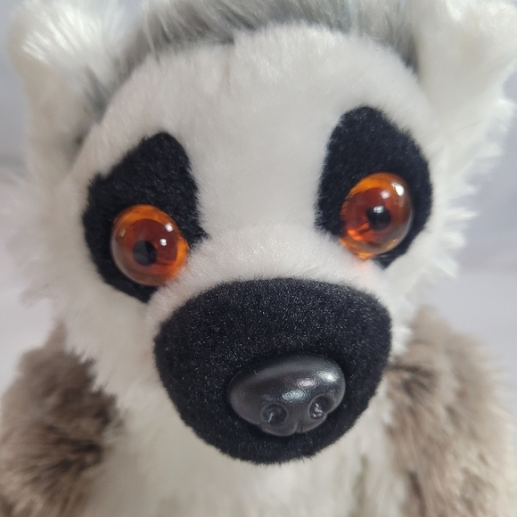 Wild Republic Gray Ring Tail Realistic Lemur Plush Stuffed Animal 12" - Picture 2 of 8